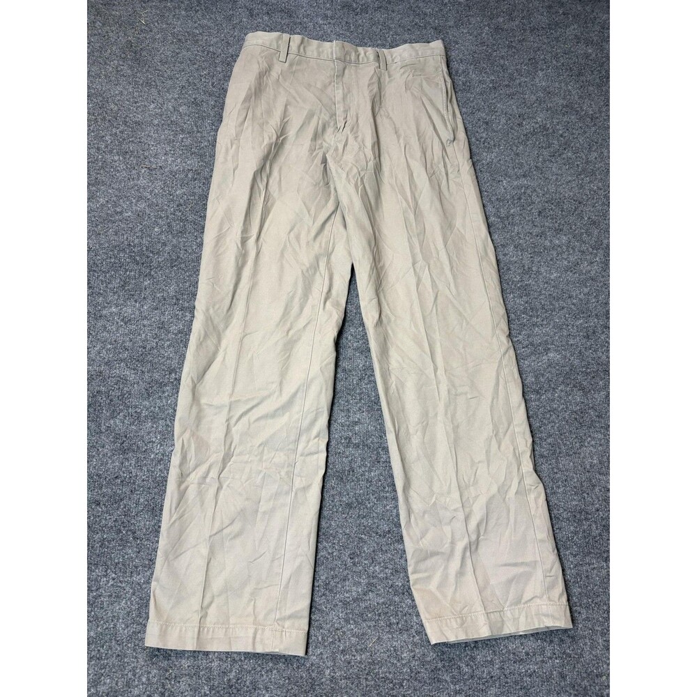 Banana Republic Chino Pants Mens 31x32 Beige Straight Fit Gavin Cotton Casual
